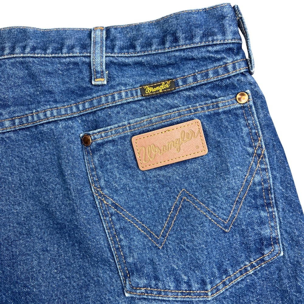 Wrangler 13MWZPW Cowboy Cut Original Fit Jeans Mens 44x30 Blue Made in USA Denim